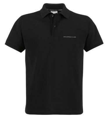 Picture of Men's Classic Logo Polo Shirt in Black